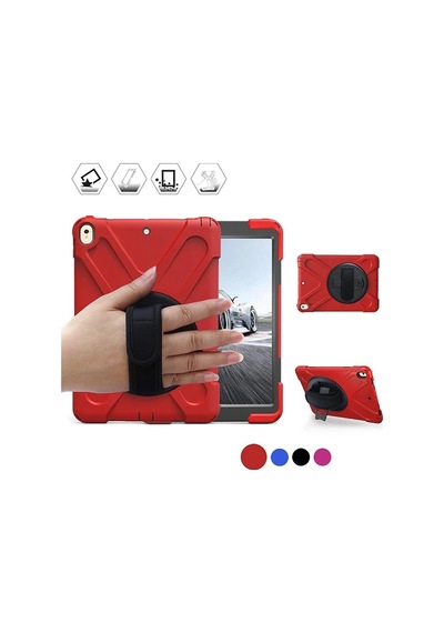 Apple iPad Uyumlu, Pro 10.5 3 Katmanlı Standlı Zırh Kılıf/shockproof Case- 5775