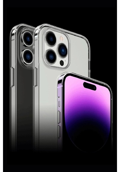 Apple iPhone Uyumlu 15 Pro Max Kılıf Tron Şeffaf Magsafe Kapak - Şeffaf Diğer