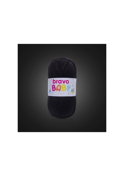 Baby Tüylenmez Anti Pilling Bebek Yünü 100 Gr 250 Metre Renk Kodu: 1010 Siyah