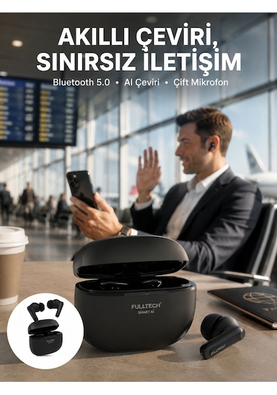 Gürültü Engelleyici Uzun Pil Ömürlü Bluetooth Kulaklık