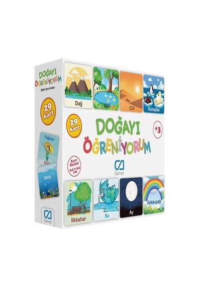Ca Games Doğayı Öğreniyorum Eğitici Oyun Kartları Ca.5053