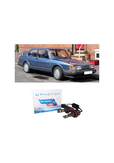 Saab 900 Led Xenon Uzun + Kısa Far Ampulü H4 Ultimate Yeni Seri Beyaz