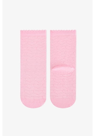 Penti Kız Çocuk Pembe Unicorn Pamuklu 4 Çift Soket Çorap