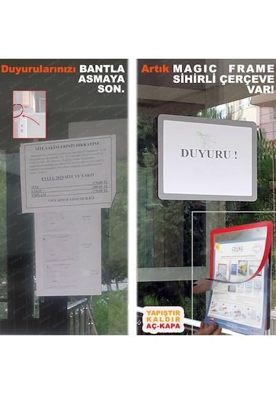 Site Yönetimi Apartman Asansör Esnek Duyuru Panosu A4 Site Yönetimi Apartman Asansör Esnek Duyuru Panosu A4