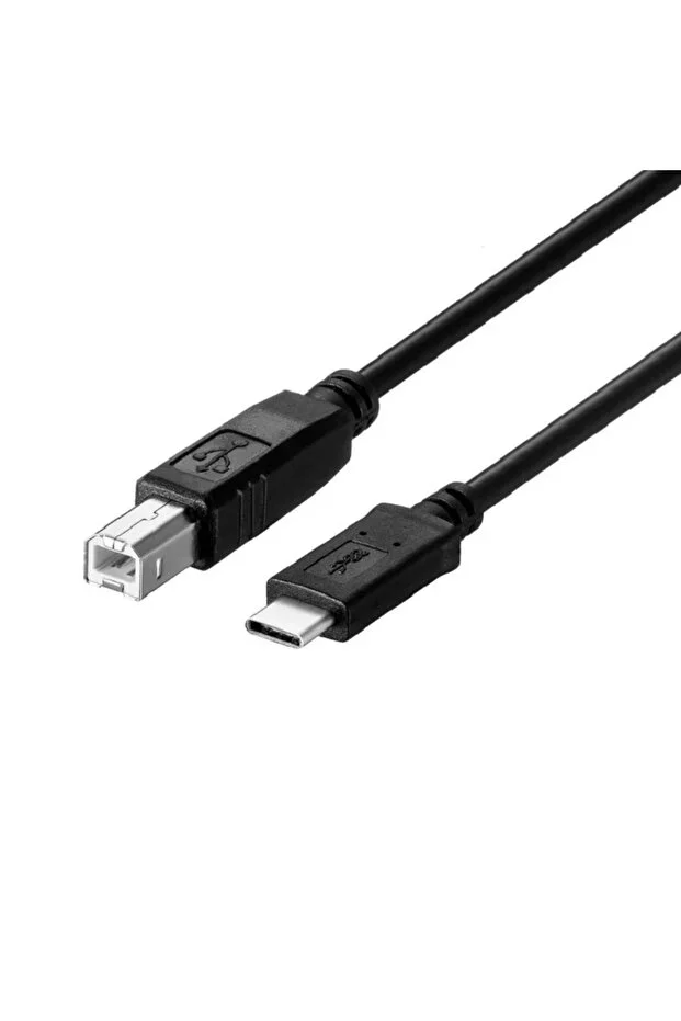 3 Metre 3mt Type C To Usb Printer Yazıcı Tarayıcı Mıdı Cihazları İçin Bağlantı Kablosu Üniversal Cabble Siyah