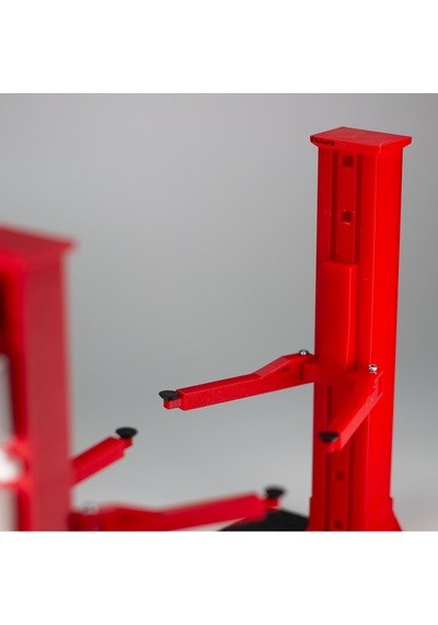 1/18 Ölçek V Hareketli Diorama Lifti, Diorama Aksesuarı, Garaj Dioraması, Kırmızı