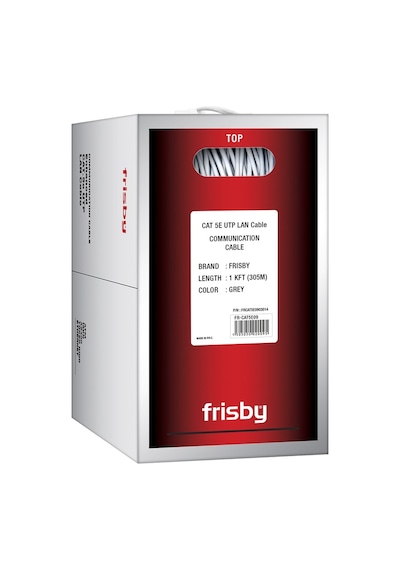 Frisby Cat5 Utp 24Awg 305M  Kablo Cat5E09