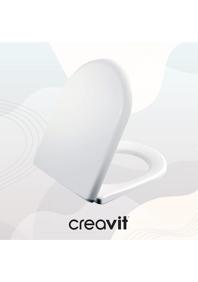 Creavit Amasra Ultima Duroplast Yavaş Kapanan Klozet Kapağı KC0103.03.0000E
