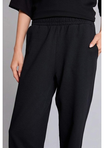 Defacto Pamuklu Jogger Fıt Elastik Bel Basic Siyah Eşofman Altı I1114ax26aubk81 Siyah-bk81