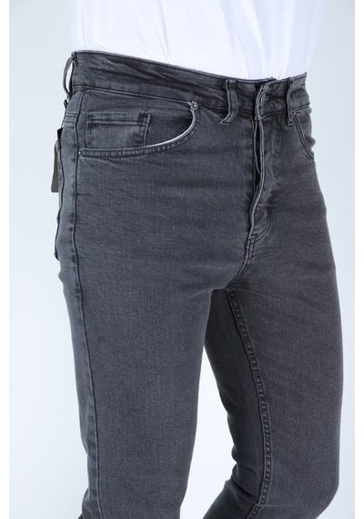 Myrab Denim Regular Kalıp Gri Erkek Kot Pantolon