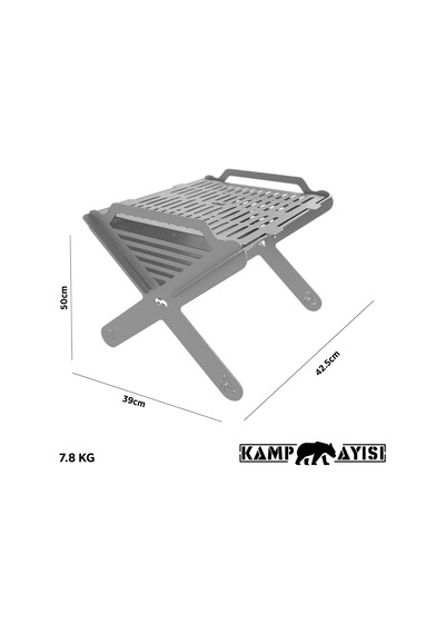 X-mangal : Çelik Mangal Katlanabilir Izgara Çantalı, Taşınabilir, Dayanıklı, Hızlı Kurulum Çok Renkli