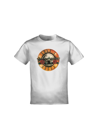 Kalic Studio Guns N Roses Logo Baskılı Unisex Ekru Renk Beyazorj254