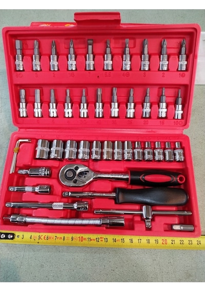 Lokma Takımı 46parça 1/4 Pro Ufak Lokma Takımı Tornavida Bits Set