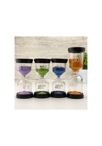 Bak Gel Al Dekoratif Cam Kum Saati 10 Dakikalık Renkli Zaman Ölçer Ofis Ve Ev İçin Şık Tasarım - Bgakumsaati003