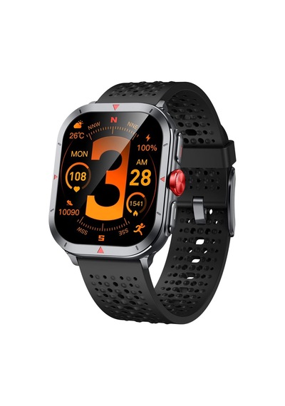 Tsw5 53mm Super Retina 2.01 Amoled Gps Akıllı Saat Siyah Aı Yapay Zeka Destekli, Bluetooth Aramalı, Nabız & Spo2 Ölçer Ve İos Android Uyumlu Yok