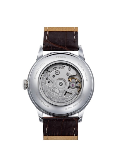Orient Kurmalı Otomatik Deri Kahverengi Krem Kadran 38 Mm Erkek Kol Saati