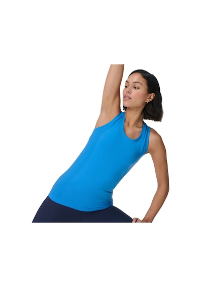 Sweaty Betty Sweaty Betty Athlete Seamless Workout Tank Kadın Koşu Tişört 5131 Mavi