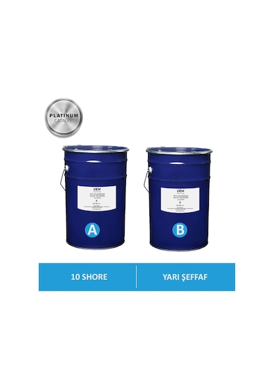 Rtv-2 Platinum Kalıp Silikonu 10 Shore 50 Kg
