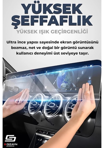 S-dizayn Renault Clio 6 Evolution 9h Nano Dijital Gösterge Ekran Koruyucu Parlak 2026 Üzeri A+ Kal