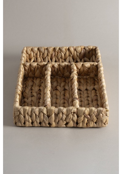Koza Home Meander Su Sümbülü Saklama Düzenleme 45x 25x6 Cm 9077 Naturel
