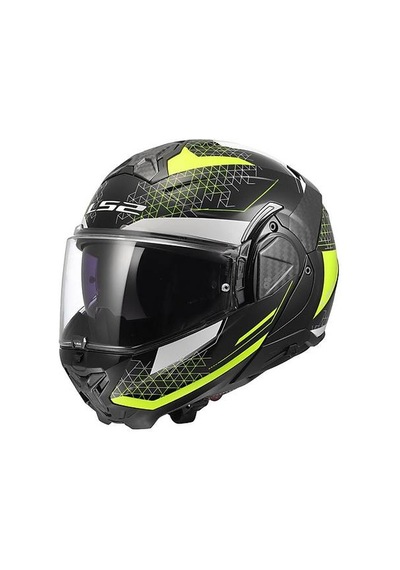 Ls2 Advant 2 Astral Neon Sarı Çene Açılır Motosiklet Kaskı Neon Sarı