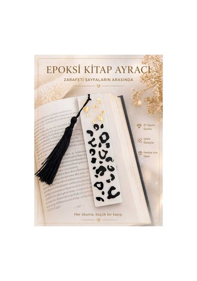 Elisam Epoksi Kitap Ayracı Beyaz - 869380812