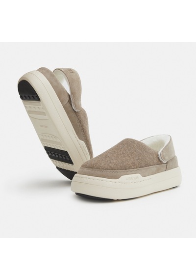 Beıge Melange Sneaker Günlük Kadın 80d2470090-l017 Moon Boot Park Clog Felt Beige Melange Bej