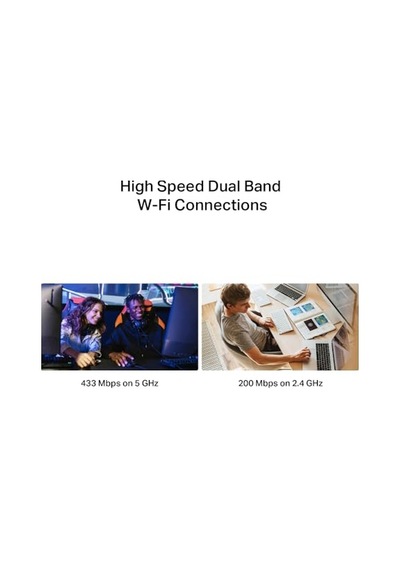 Mercusys Ma20n, Ac650 Mbps Kablosuz Dual-band Nano Usb Adaptör