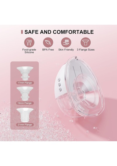 Lulia Store Çift Elektrikli Göğüs Pompası, Eller Serbest, 4 Mod, 9 Seviye, Bpa Içermez