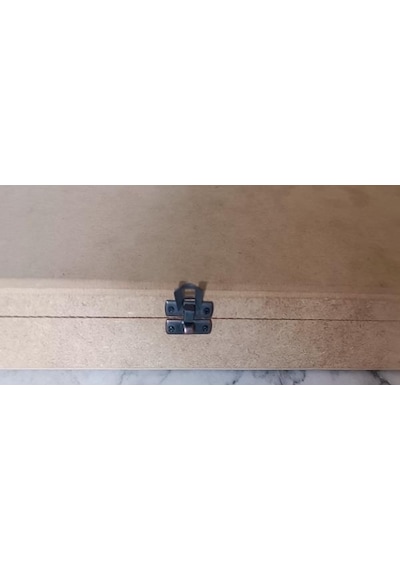 1448bng90249hobi Adn Dekoratif Şiş Kutusu Ahşap Mdf Ham Cnc Kesim Klipsli Model El Yapım