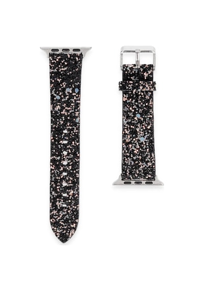 Newface Apple Watch 38mm Starry Taşlı Kordon - Siyah Diğer