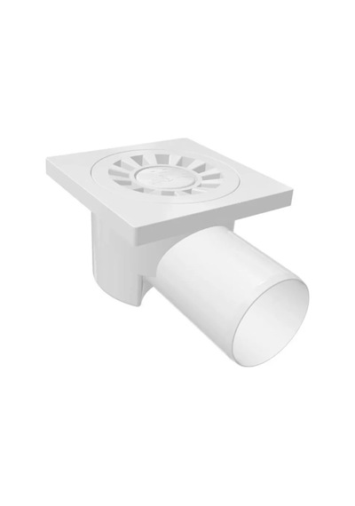 Plastik Yer Sifonu Yandan Çıkışlı, Yer Süzgeci 10x10 50 Mm Diğer
