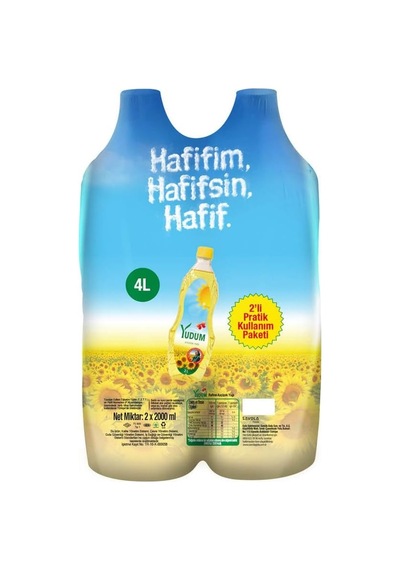 Yudum Ayçiçek Yağı 2x2 Lt Pet