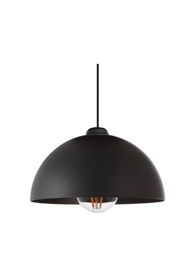 Retro Rustik Model Modern Metal Tekli Siyah Sarkıt Avize Cafe