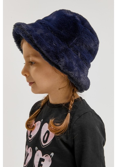 Benitto Kids Benittokids Kız Çocuk Peluş Bucket Şapka 7001-lacivert