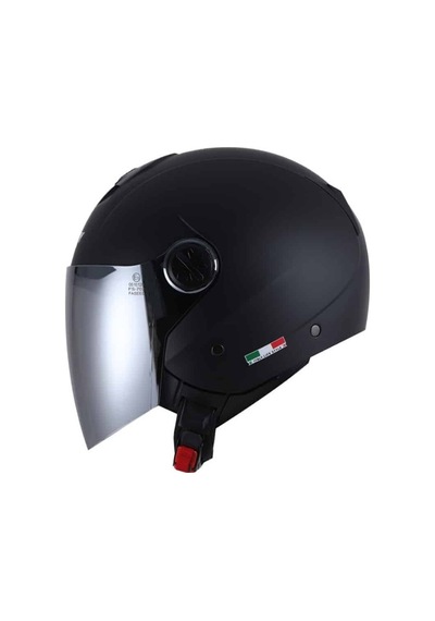 Sway Sw 715 Yazlık Motosiklet Kaskı Mat Siyah