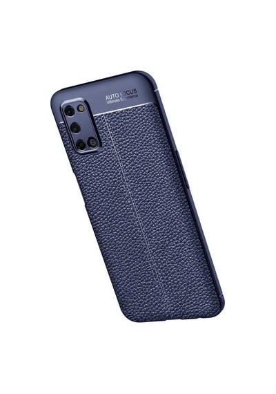 Oppo A72 Kılıf Zore Niss Deri Desenli Silikon Kılıf