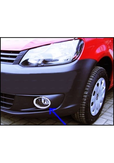 Ebal Otomotiv VW Caddy Krom Sis Farı Çerçevesi 2 prç. 2010-2015 Arası P.Çelik