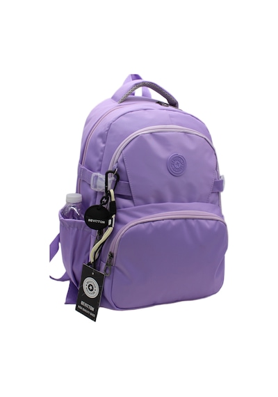 Okul Çantası Suya Dayanıklı Kumaş Unisex Okul Sırt Çantası Lila 34500