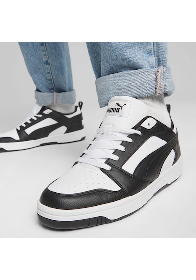 Puma Rebound V6 Low Unısex Ayakkabı 406388 01 Beyaz