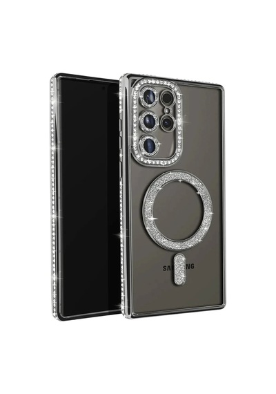 Samsung Galaxy Uyumlu, S23 Ultra Joke Simli Magneticsafe Kılıf - Siyah