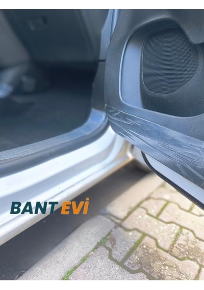 Bant Evi Şeffaf Araç Kapı Eşik Koruma Bandı 8cmx10m İz Bırakmayan Kapı Eşik Kaplama Bandı Diğer