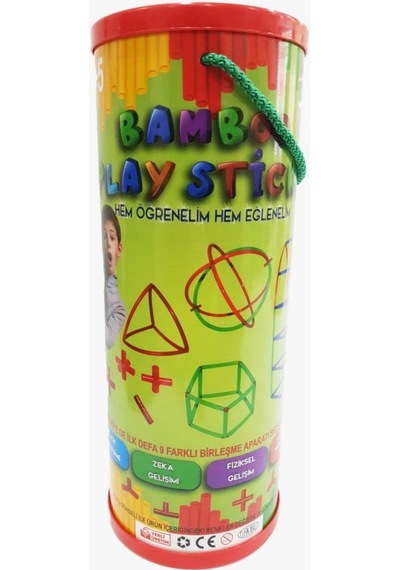 Bamboo Oyun Çubukları Silindir
