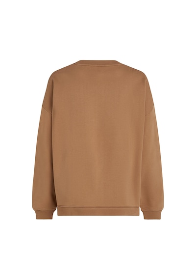 Tommy Hilfiger Tonal Flag Mdrn Terry Swtshrt Kadın Kahverengi Sweatshirt - Ww0ww45754 Tommy Hilfiger Tonal Flag Mdrn Terry Swtshrt Kadın Kahverengi Sweatshirt - Ww0ww45754