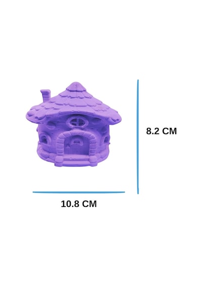 Tahtakale Toptancı Silikon 3d Orta Boy Cüce Evi Kalıbı Şirin Ev Modeli Mum Ve Taş Tozu Kalıbı