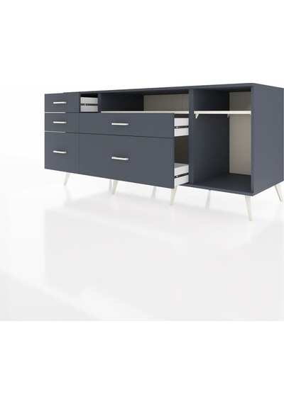 Kronos Konsol 2 Raflı 5 Çekmeceli 176x59x83 Antrasit-aytaşı/antrasit Aytaşı/antrasit Kronos Konsol 2 Raflı 5 Çekmeceli 176x59x83 Antrasit-aytaşı/antrasit Aytaşı/antrasit