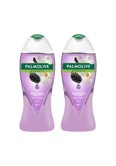 Palmolive Moments Böğürtlen ve Orkide Özleri ile Nemlendirici Duş Jeli 2 x 500 ML