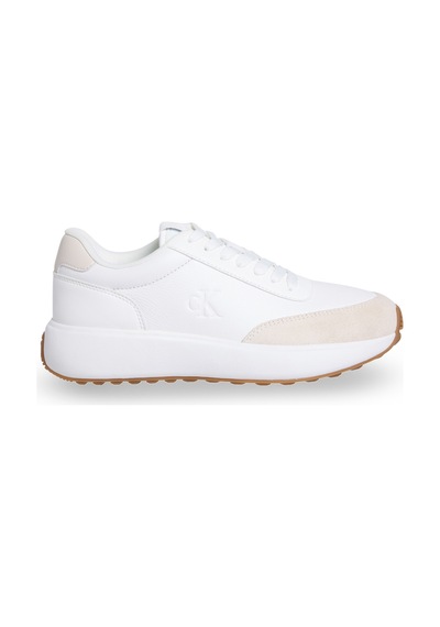 Calvin Klein Athleısure Runner Mg Lth Beyaz Kadın Sneaker 000000000102245996 Beyaz
