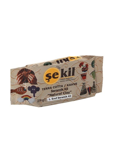 Şekil Seramik Kil Hamuru 250 Gr Kahverengi