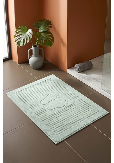 Zivra Mint %100 Pamuk Ayak Havlusu - 50x70 Cm Yeşil